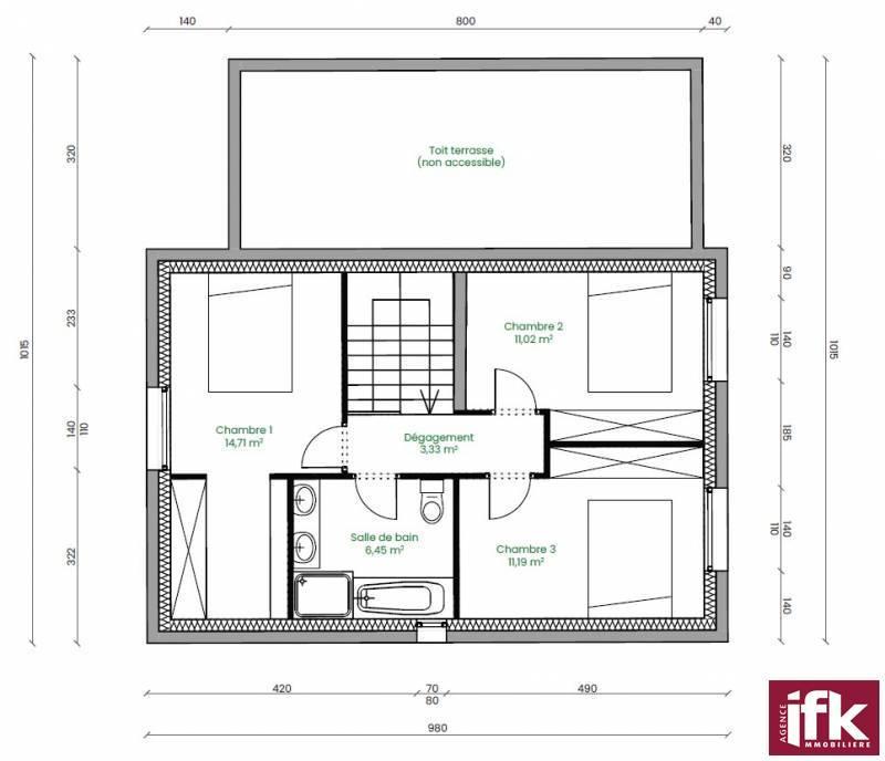 Maison - 101 m² - 5 pièces
