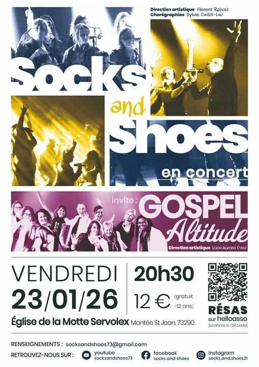 Les Socks &amp; Shoes et Gospel Altitude à la Motte-Servolex