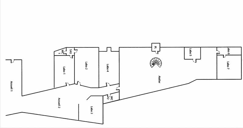 Bureau - 560 m² - 3 pièces