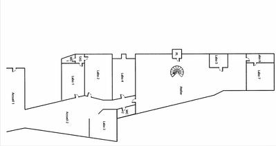 Bureau - 560 m² - 3 pièces