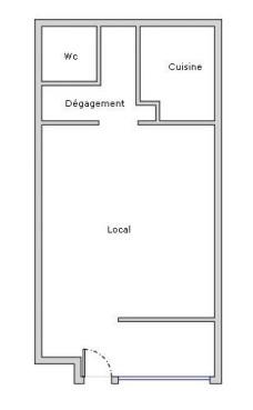 Local commercial - 37 m²