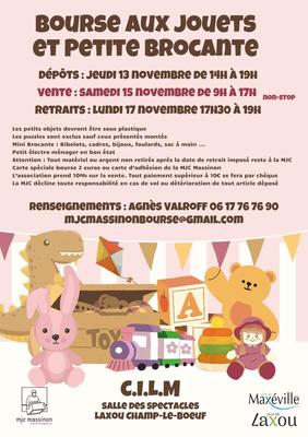 Bourse aux jouets et petite brocante