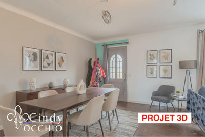Maison - 62 m² - 3 pièces