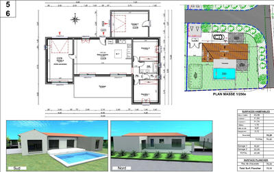 Villa - 100 m² - 4 pièces