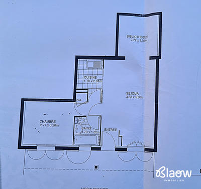 Appartement - 47 m² - 2 pièces