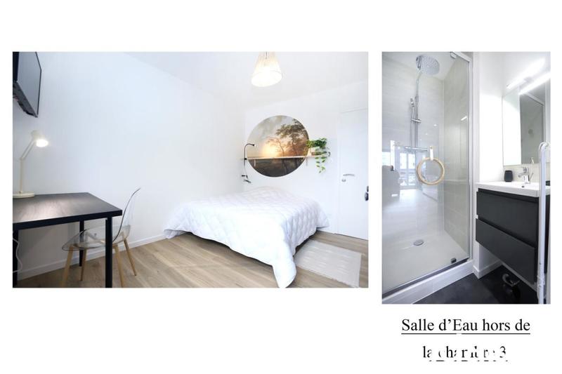 Chambre - 11 m² - 1 pièce