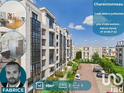 Appartement - 56 m² - 2 pièces