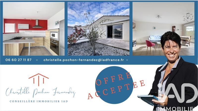 Maison - 68 m² - 3 pièces