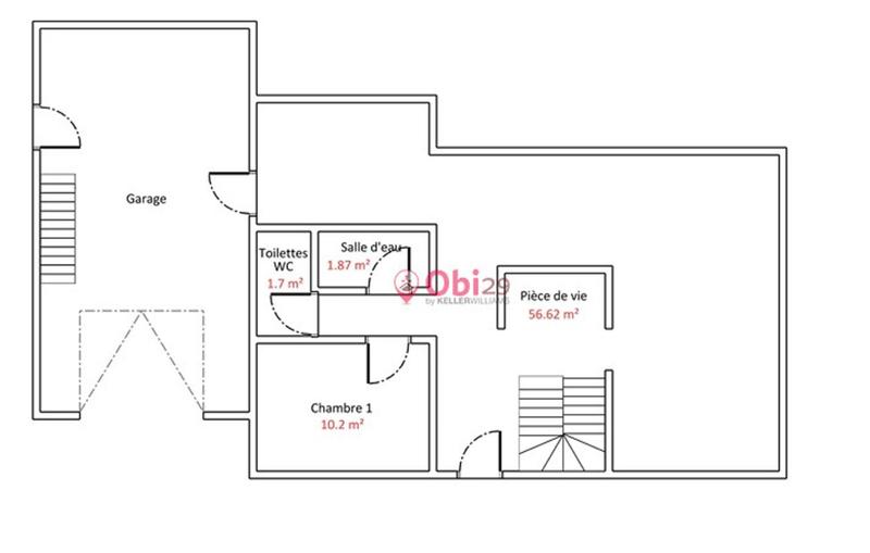 Maison - 115 m² - 5 pièces