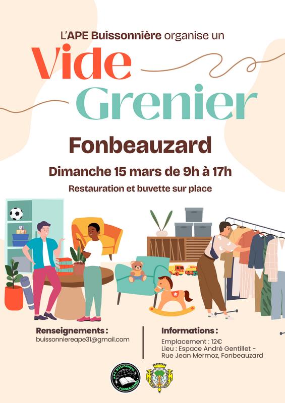 Vide grenier de l'ape buissonniere