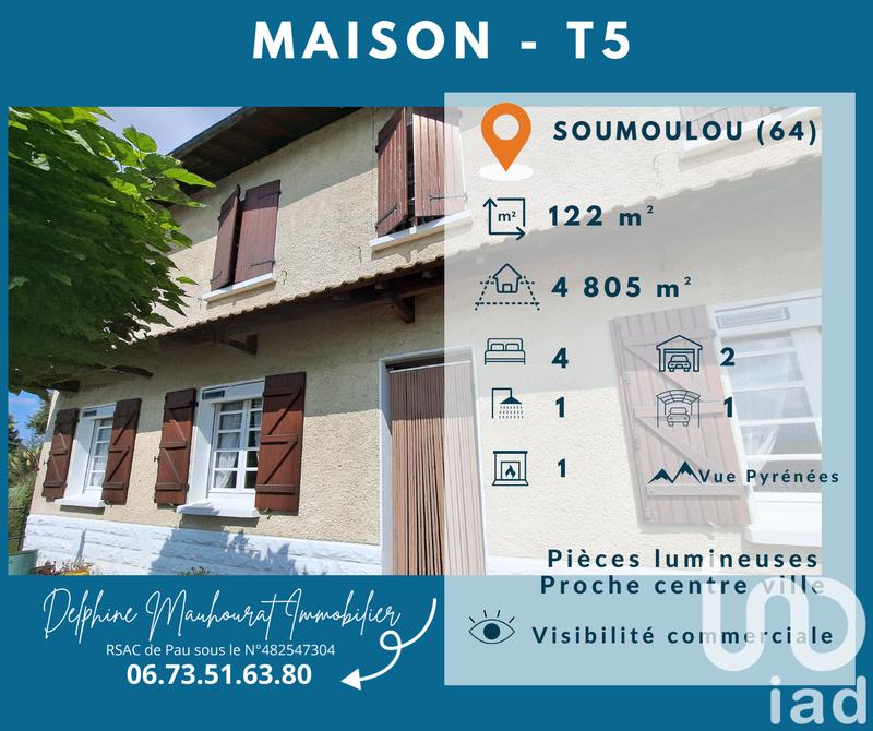 Maison - 122 m² - 5 pièces