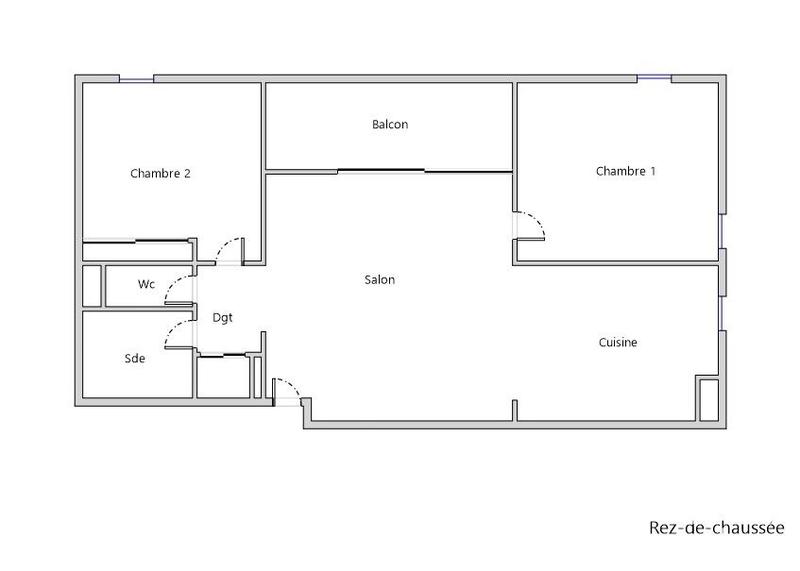 Appartement - 58 m² - 3 pièces