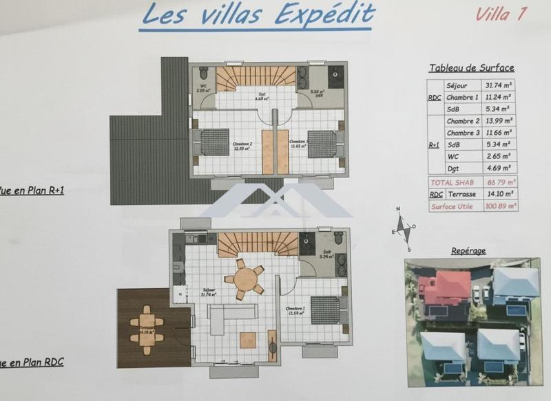 Villa - 86 m² - 4 pièces