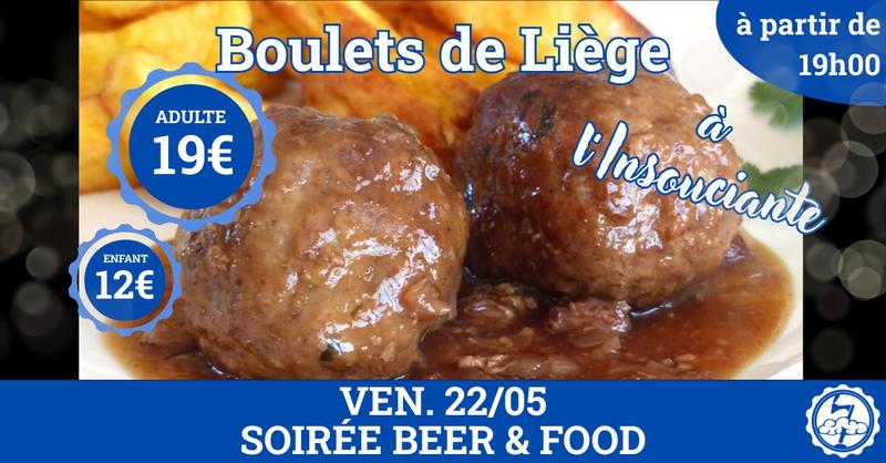 Soirée Beer&amp;food : Boulets de Liège