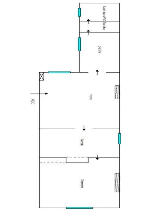 Appartement - 44 m² - 3 pièces