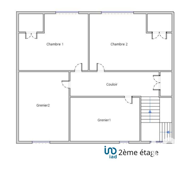 Maison - 96 m² - 9 pièces