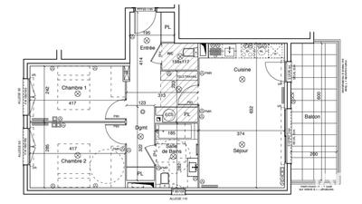 Appartement - 66 m² - 3 pièces