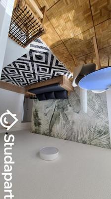 Chambre - 12 m² - 1 pièce