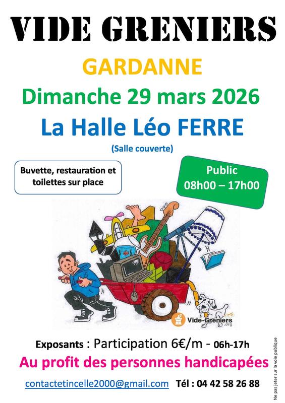 Vide Grenier de l'association Etincelle 2000