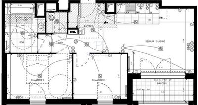 Appartement - 61 m² - 3 pièces