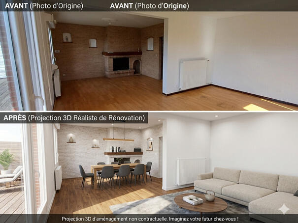 Maison - 91 m² - 5 pièces