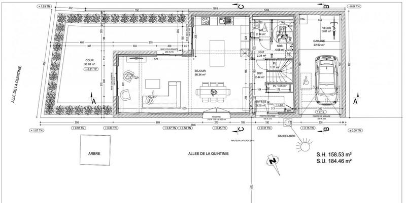 Terrain constructible - 188 m²