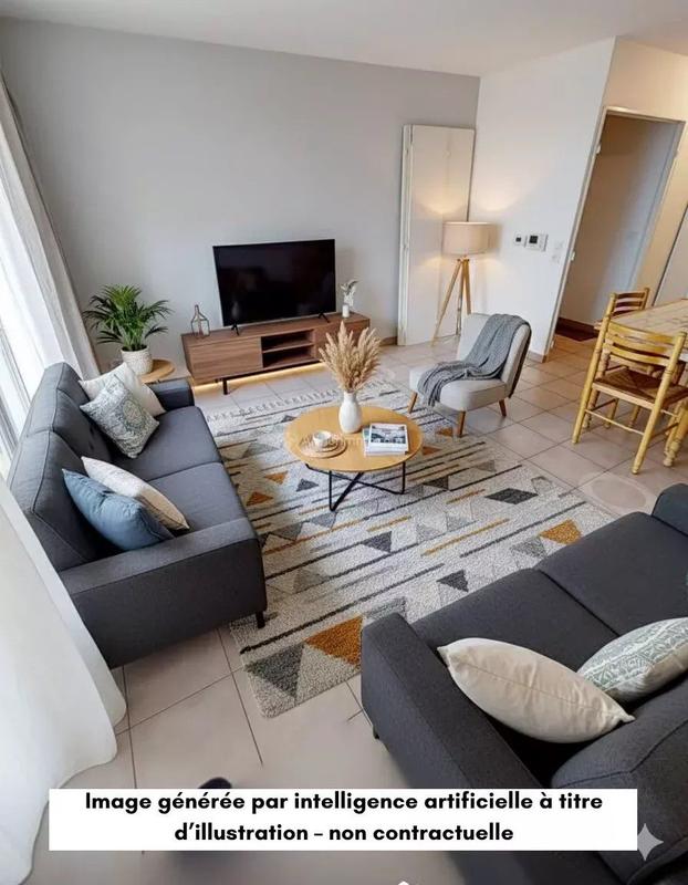 Appartement - 50 m² - 2 pièces