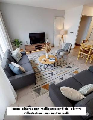 Appartement - 50 m² - 2 pièces