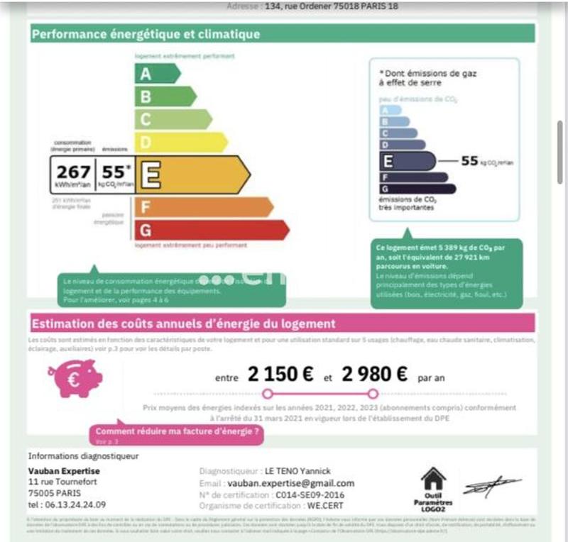 Appartement - 100 m² - 5 pièces