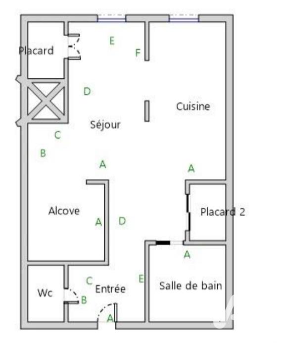 Appartement - 32 m² - 1 pièce