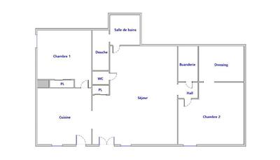 Appartement - 81 m² - 3 pièces