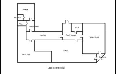 Local commercial - 74 m²