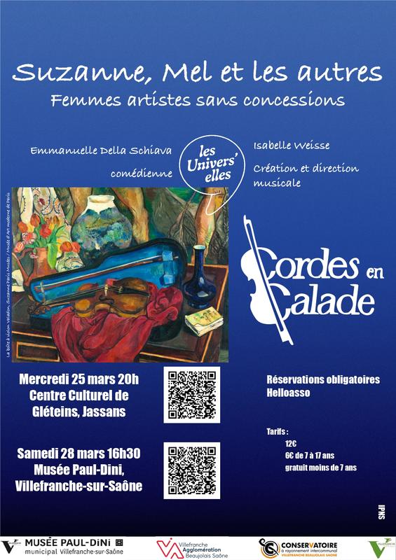 Spectacle littéraire et musical "Suzanne, Mel et les autres"