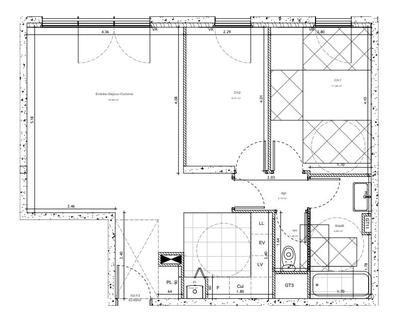 Appartement - 63 m² - 3 pièces