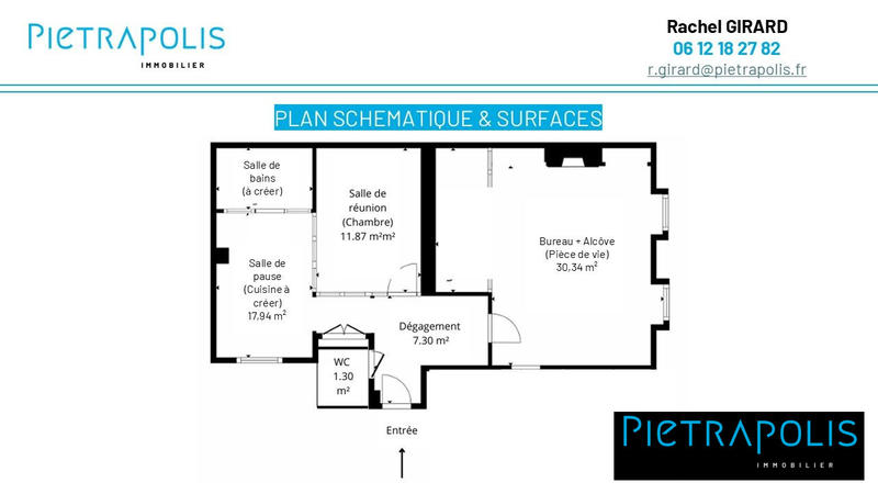 Appartement - 69 m² - 3 pièces