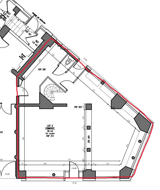 Local commercial - 102 m²