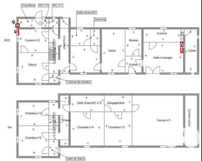 Maison - 245 m² - 11 pièces