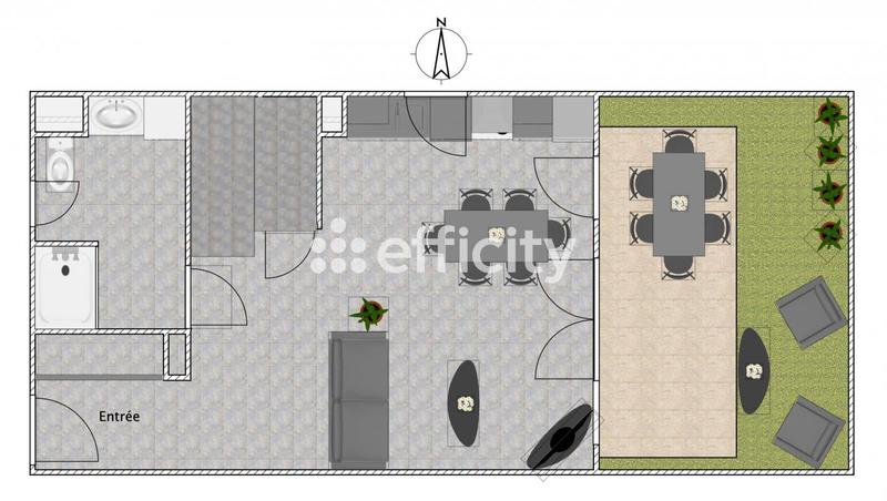 Maison - 77 m² - 4 pièces