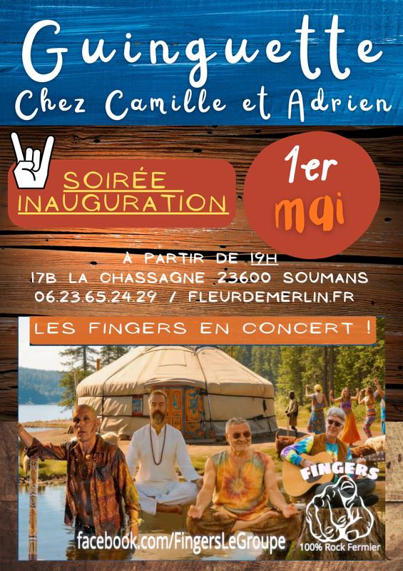 Inauguration de la Guinguette chez Camille &amp; Adrien