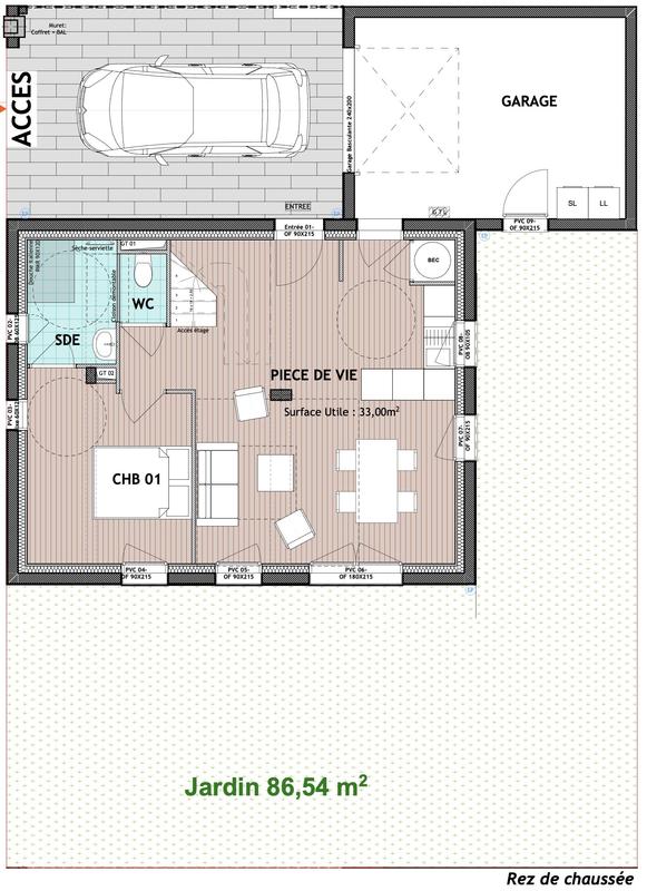 Maison contemporaine - 83 m² - 5 pièces