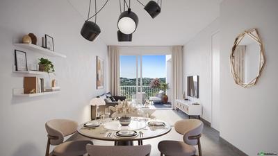 Appartement - 51 m² - 2 pièces