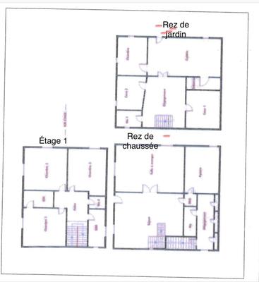 Maison de ville - 150 m² - 9 pièces