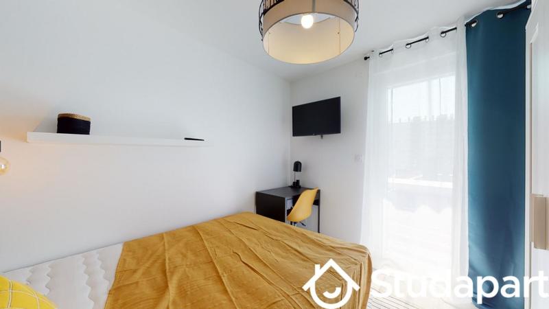 Chambre - 9 m² - 1 pièce