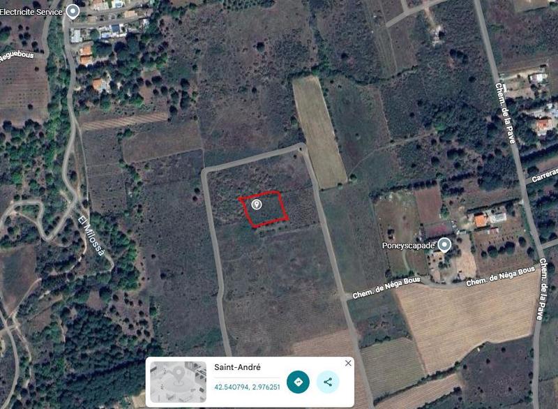 Terrain agricole - 1 443 m²