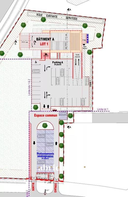 Bureau - 350 m² - 1 pièce