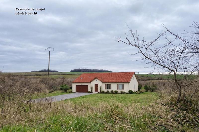 Terrain constructible - 2 700 m²