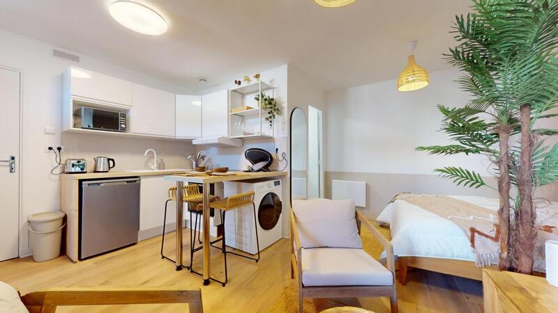 Studio - 22 m² - 2 pièces