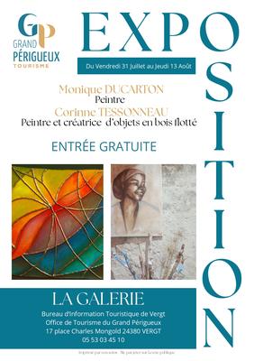 Exposition de Monique Ducarton, Corinne Tessonneau