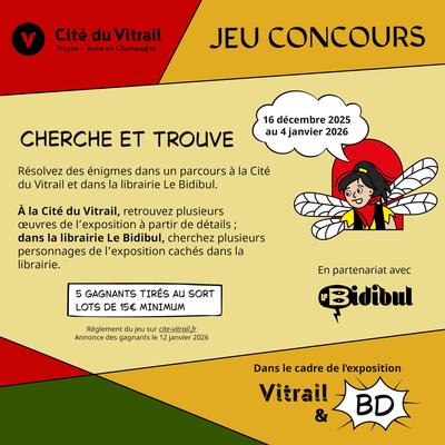 Jeu de piste - Cherche et Trouve Vitrail&amp;Bd