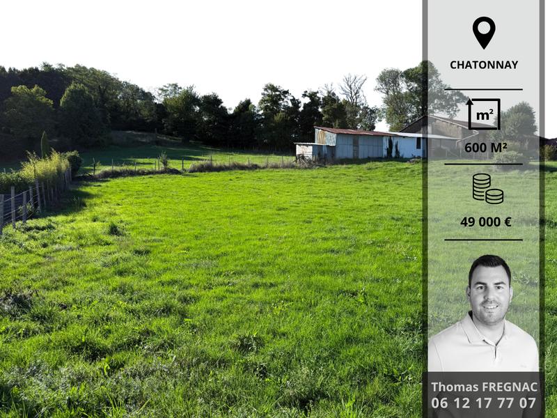 Terrain constructible - 600 m²